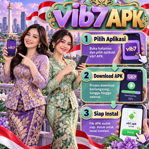 Ilustrasi panduan instalasi vib7 di Android